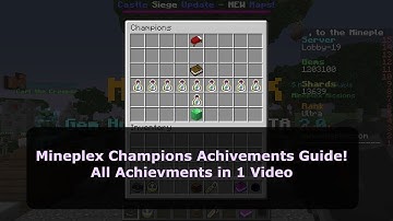 Complete Mineplex Champions Achievements Guide | All Achievements in 1 Video