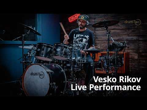 E-Drum Live Performance by Vesko Rikov | drum-tec pro 3 series, Unlock Lightning Cymbals