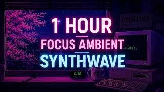 Midnight Synthwave 🌌 1 Hour Retro Ambient Mix for Focus, Study &amp; Relax