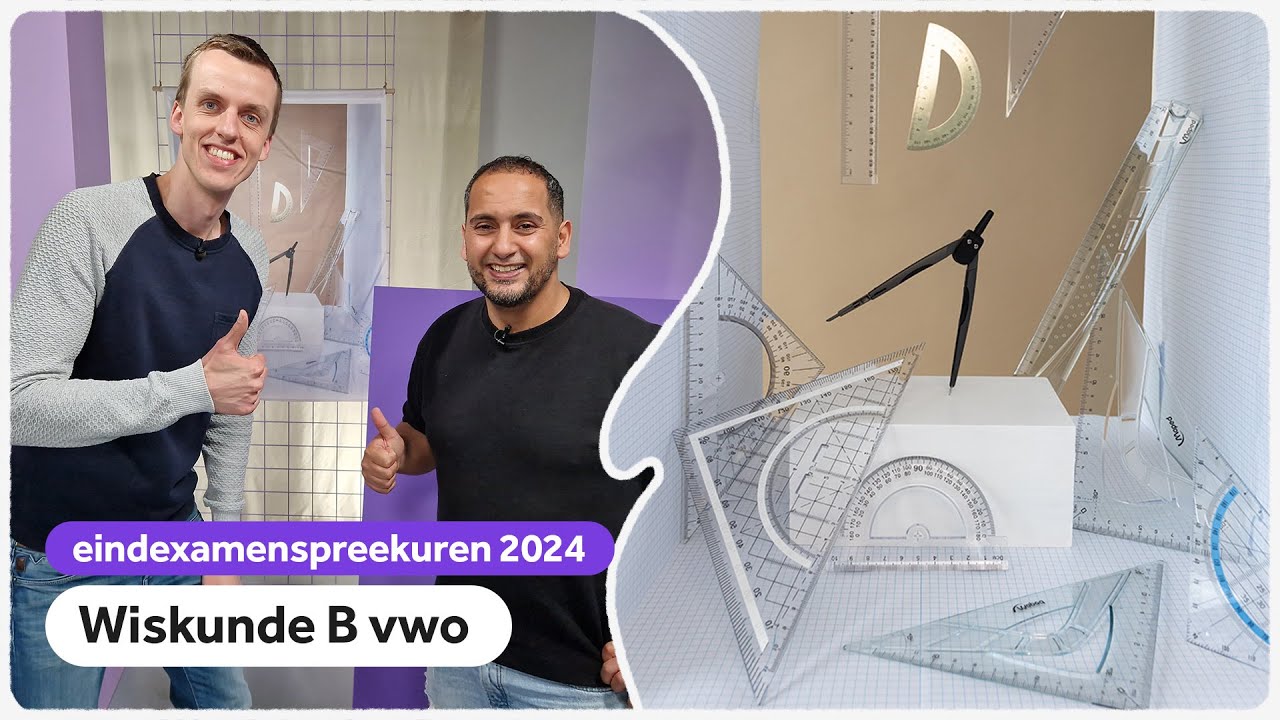 Examenspreekuur wiskunde B vwo met Meester Mo en Menno