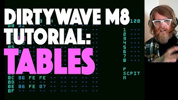 Dirtywave M8 Tutorial #2: Introduction to Tables