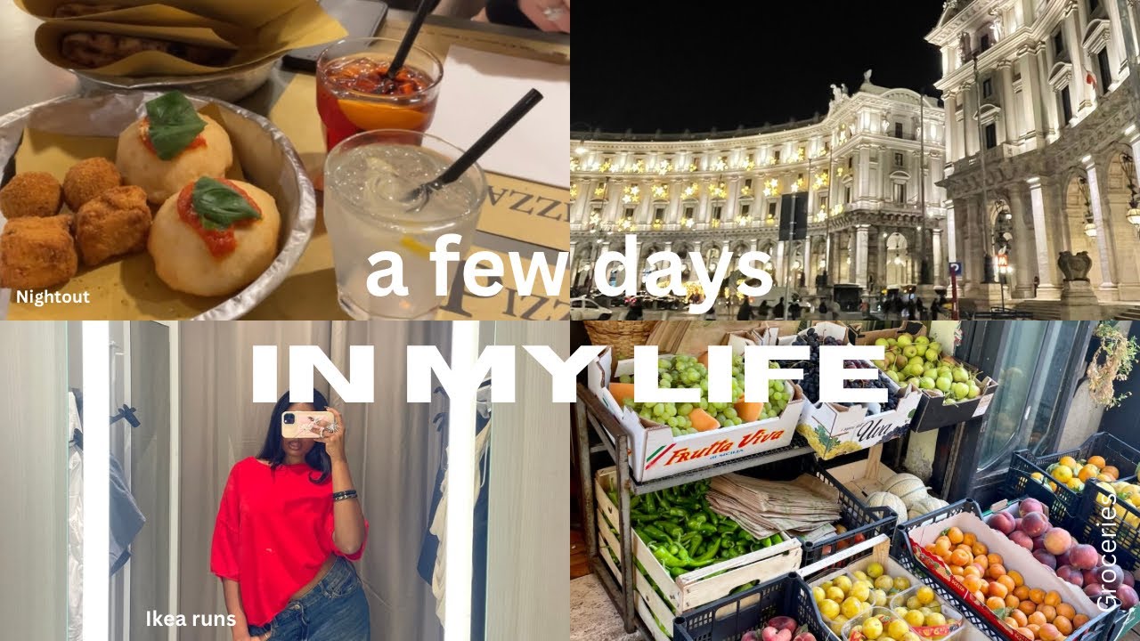 SPEND A FEW DAYS WITH ME | 22 year old - living alone 🎀🍓🦢| ikea runs, cooking , solo living