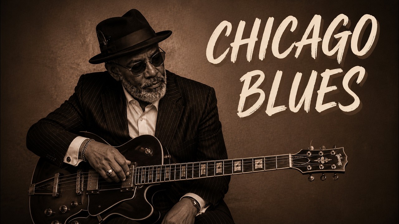 Blue Suit Blues – Slow Chicago Blues \u0026 Smooth Jazz for Lonely Whiskey Nights