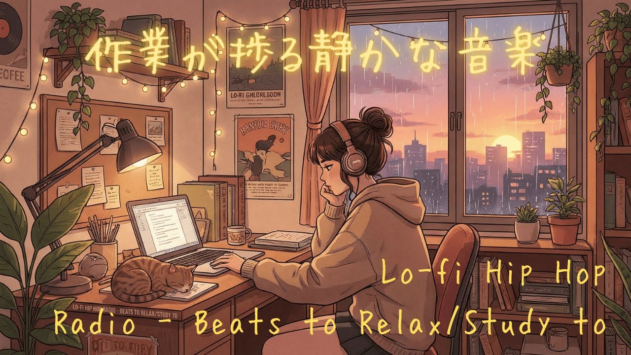 【作業用BGM】驚くほど集中できる静かな音楽 - Lo-Fi Hip Hop / Chill Beats【勉強・仕事・広告なし】