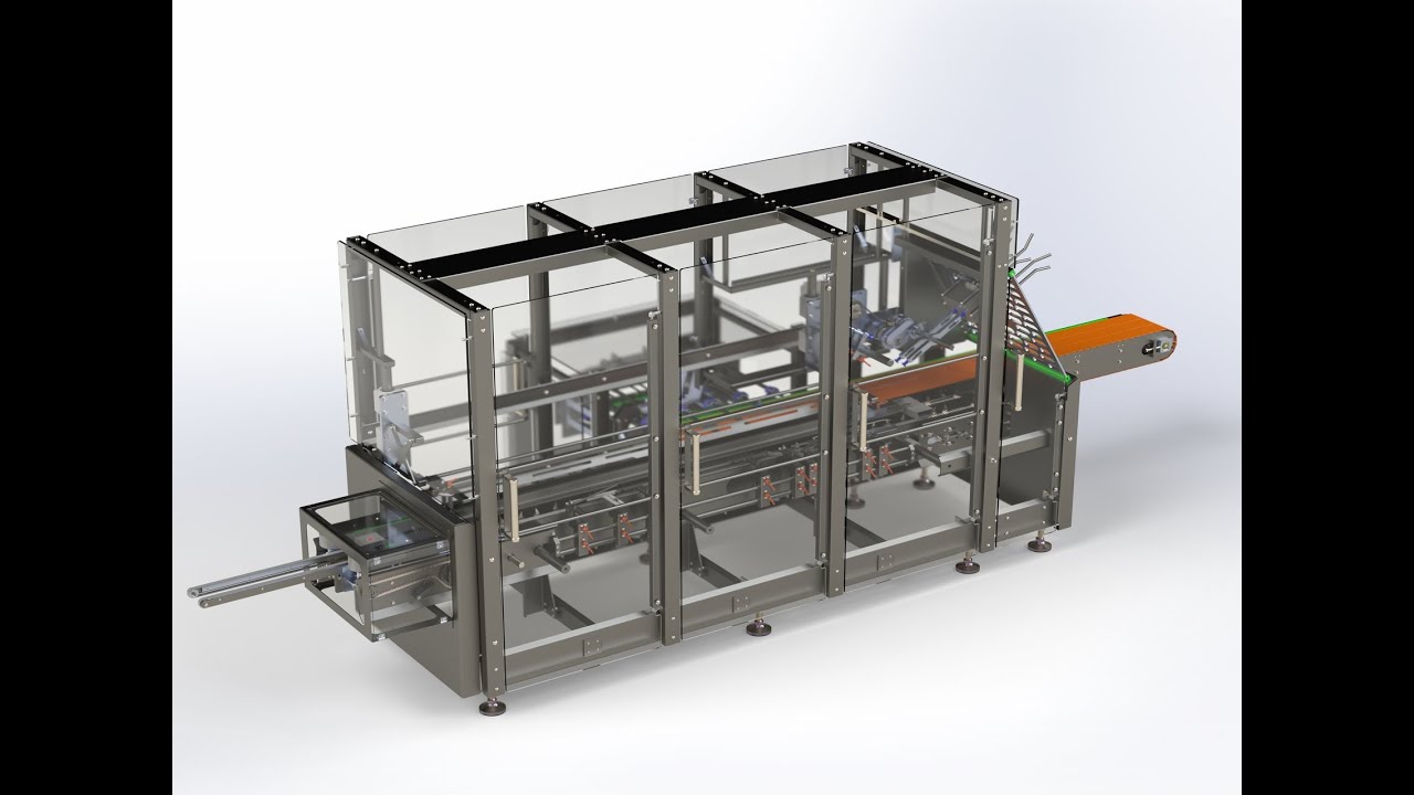 Continuous motion horizontal cartoner - YouTube