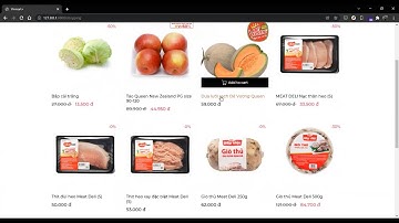 Website PHP quản lý bán thực phẩm giống Vinmart Laravel 7 + MySQL (có file sql + báo cáo)