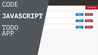 How To Code :: Javascript :: Todo App