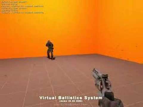 Half-Life 2: Source -  Virtual Ballistics System (Demo 1)