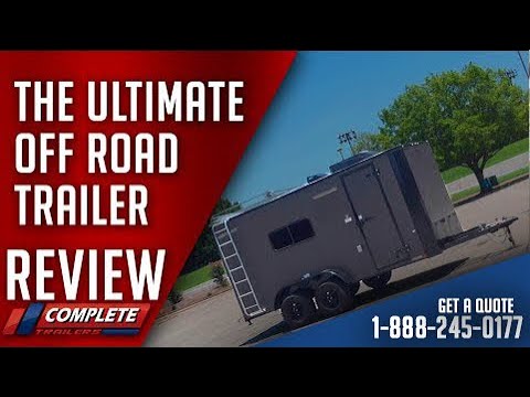 porsche boxster Check out this Extreme SOLAR POWERED 7x16 off road Trailer LIFTED on mud tires
