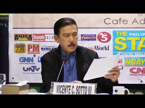 Man claiming to be ‘Bikoy’ linked Aquino to drugs – Sotto - Man claiming to be ‘Bikoy’ linked Aquino to drugs – Sotto