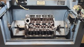 LittleRedExpress Mopar 360 Torque Plate Hone.