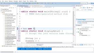 Java Programming Tutorial  - 13   Static method & Method having parameter