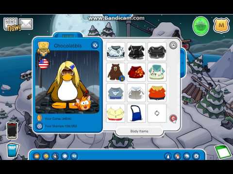 como olhar bonito no Club Penguin!