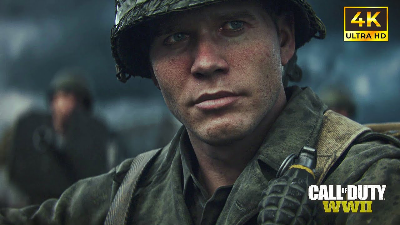 CALL OF DUTY WWII 4K GAMEPLAY | Call of Duty World War 2 | Mission 1 ...
