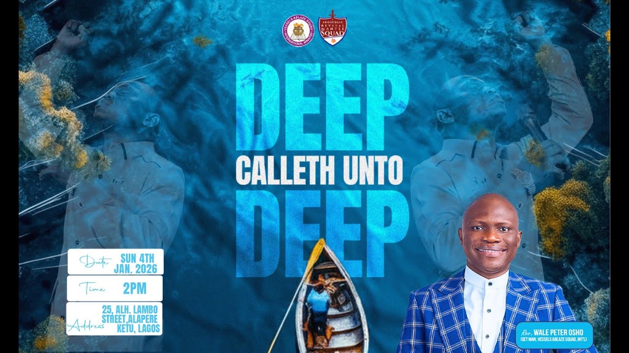 APOSTOLIC REVIVAL MANTLE SQUAD || DEEP CALLETH UNTO DEEP PT 4 || REV. WALE PETER OSHO