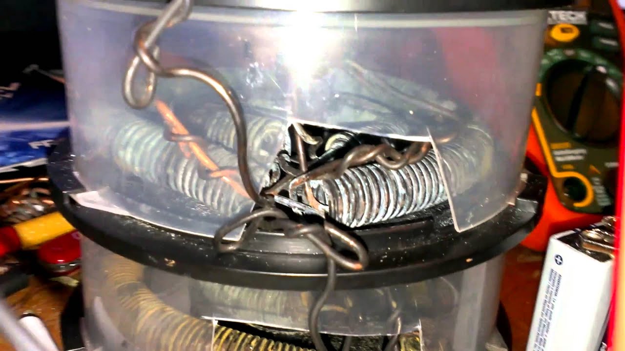 Keshe Inspired Home Made Magrav Stacker Acting Like a Capacitor