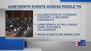 Juneteenth events planned across Middle TN