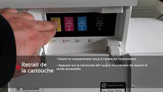 Tutorial FR-EN-DE-NL] Replacing HP 973 series printer cartridges - YouTube