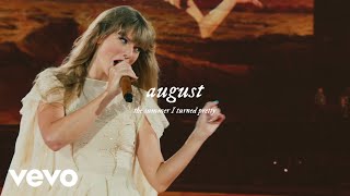 Taylor Swift - august (Official Music Video) (The Eras Tour Movie)