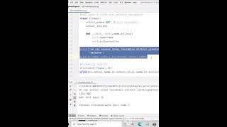 python coding OOPS part 4 #python #oops #coding #shorts #tcs #placements
