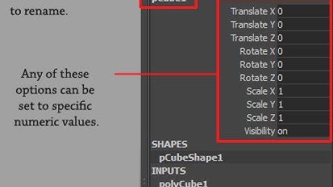 Autodesk Maya 2016: Channel Box & Attribute Editor