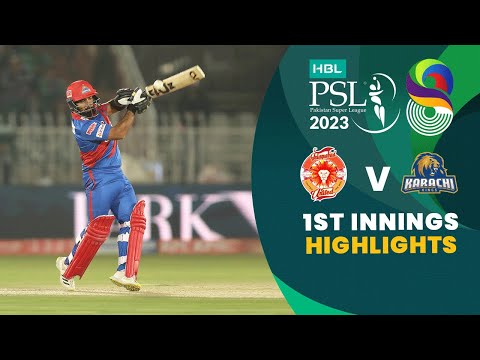 1st Innings Highlights | Islamabad United vs Karachi Kings | Match 19 | HBL PSL 8 | MI2T