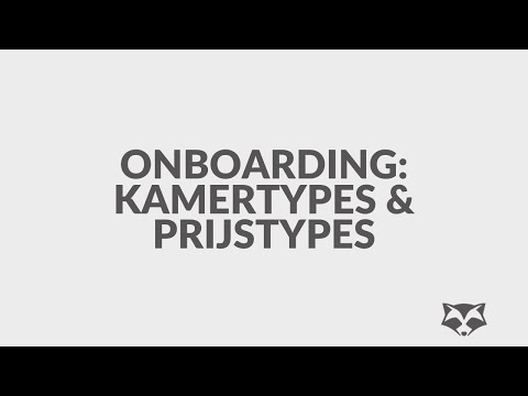 Onboarding | Kamertypes & Prijstypes (1/4)