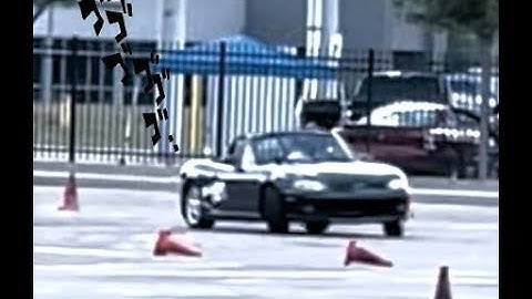 Autocross run in Mazda Miata!