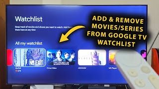 How To Add & Remove Movies/Series From Google TV Watchlist! screenshot 1