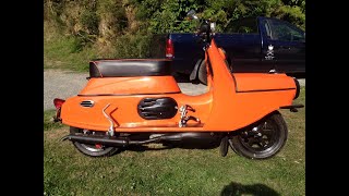 KTM powered Nzeta scooter first ride