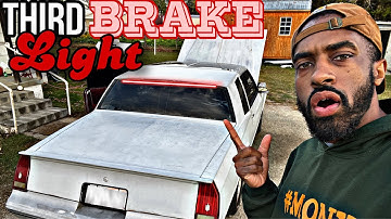 MONTE CARLO SS 3rd BRAKE LIGHT INSTALLED THE HARD WAY 😒😒😒 #gbody #montecarloss #led #installation