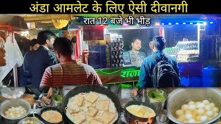 राजा अंडा आमलेट Wala | Bareilly ka famous Anda omelet | Indian Street Food