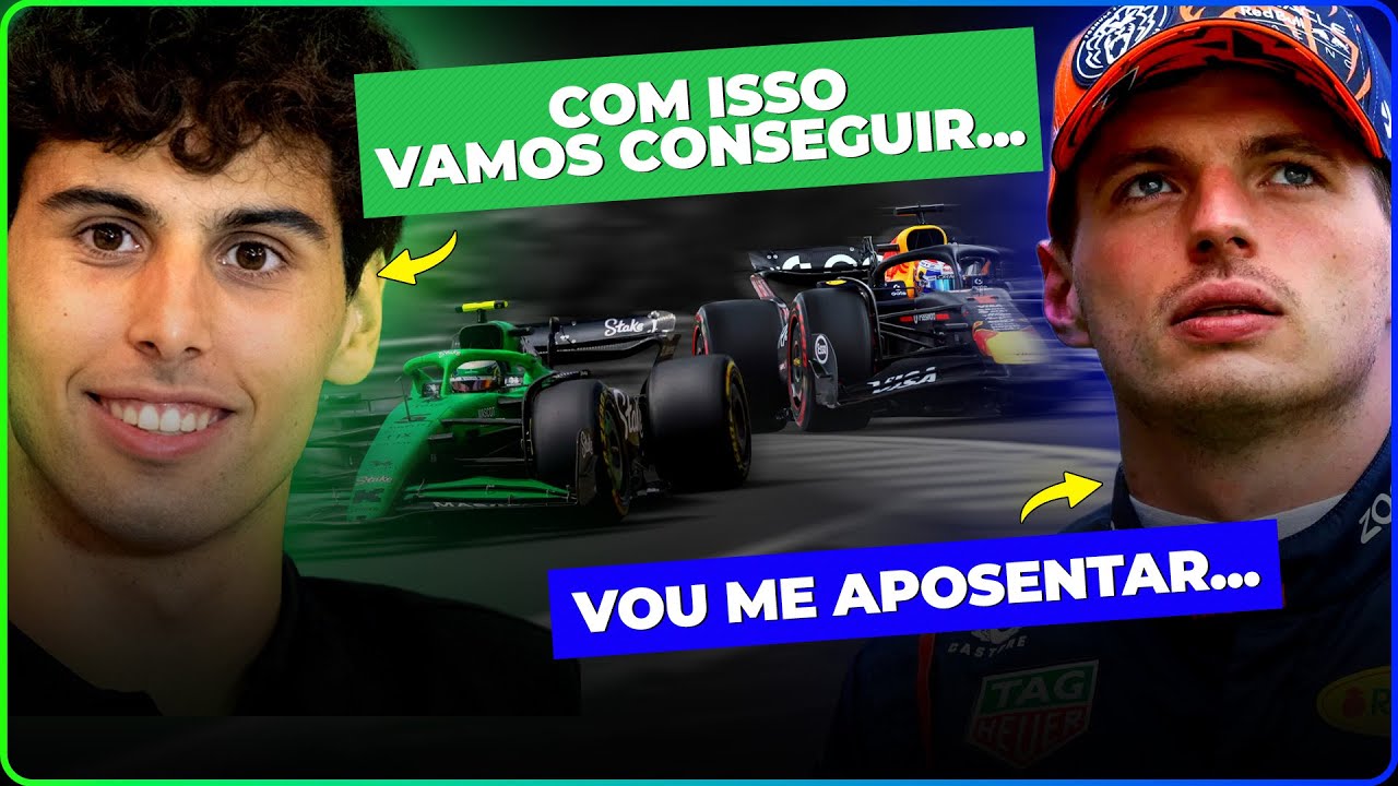 Verstappen REVELA momento da APOSENTADORIA | Bortoleto DECLARA o que pode MUDAR TUDO na F1 em Monza