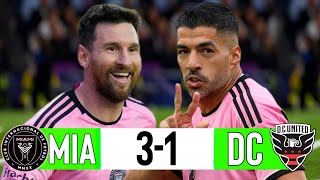 Inter Miami Vs Dc United 3-1 Extended Highlights & Goals
