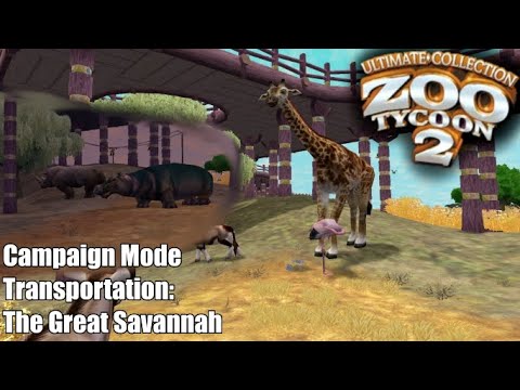 Zoo Tycoon 2: Campaign Mode - Transportation Scenario 2 - YouTube