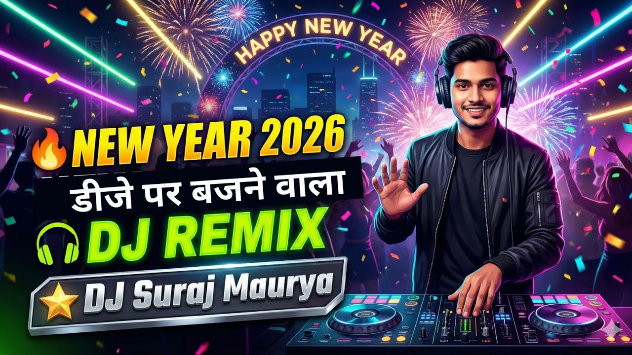 New Year DJ Remix 🎆 Naya Saal DJ Gana 2026 | Happy New Year DJ Gana ...