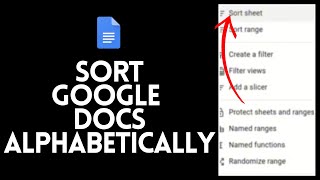 How to Sort Google Docs Alphabetically 2024 How To Sort Google Docs List Alphabetically 2024