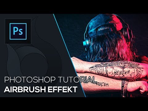 Airbrush Effekt | Photoshop Tutorial | German | Wildfire Graphics