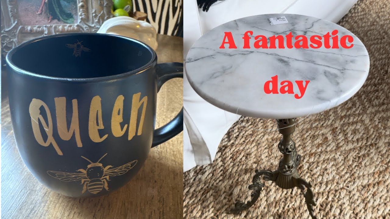 Great day come shop with me , 3 thrift stores in one day.