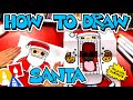 How To Draw Crazy Cookie Santa Puppet (Folding Surprise)