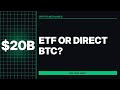 Bitcoin ETF: BlackRock vs Buying BTC Directly
