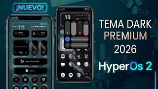Estilo Dark!! Este Tema Premium HyoerOs 2 Transformara tu Xiaomi - Personalización 2026