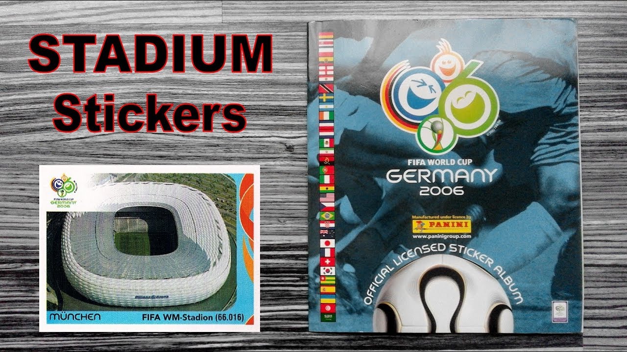 Panini STADIUM Stickers FIFA World Cup Album 