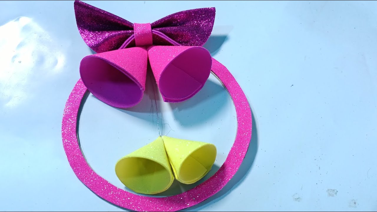 Easy DIY | How To Make Christmas Bells - YouTube