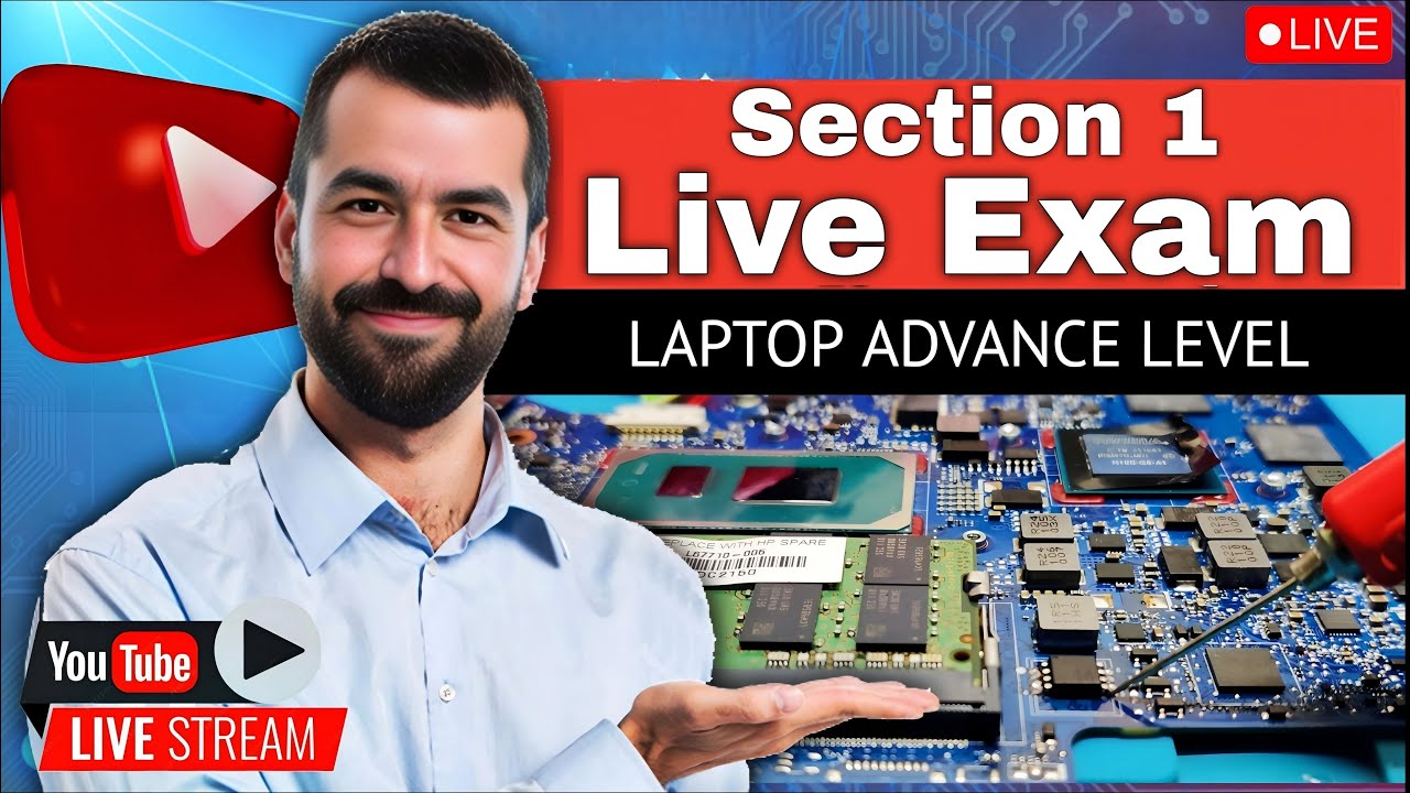 LIVE: Laptop Repairing Exam 2025 🔴 Live Section 1 Test