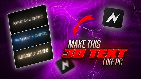 How To Use Node Video Editor || How To Make Glowing Text Lyrics Edit In Node App || Full Tutorial