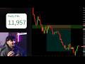 Making $11,900 Live Day Trading (ONE CANDLE STRATEGY EXPLAINED)