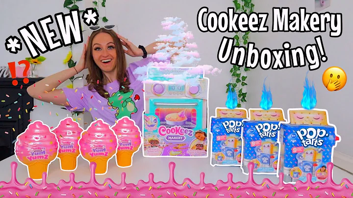 UNBOXING THE *VIRAL* COOKEEZ MAKERY BIRTHDAY CAKE OVEN🫢🎂POPTARTS TREATZ😱🍞 & YUM YUMZ ICE CREAMS!!🍦⁉️