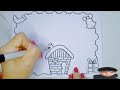 Amazing art drawings  childrens simple strokes tutorial shorts