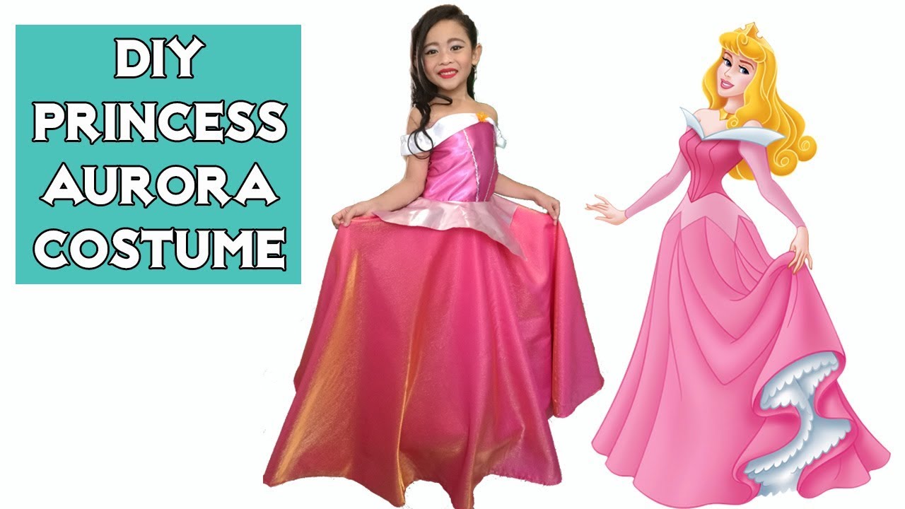 DIY Princess Aurora Costume of Sleeping Beauty - YouTube